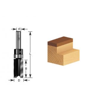 Broca recta con rodamiento superior Timberline Mod.120-08